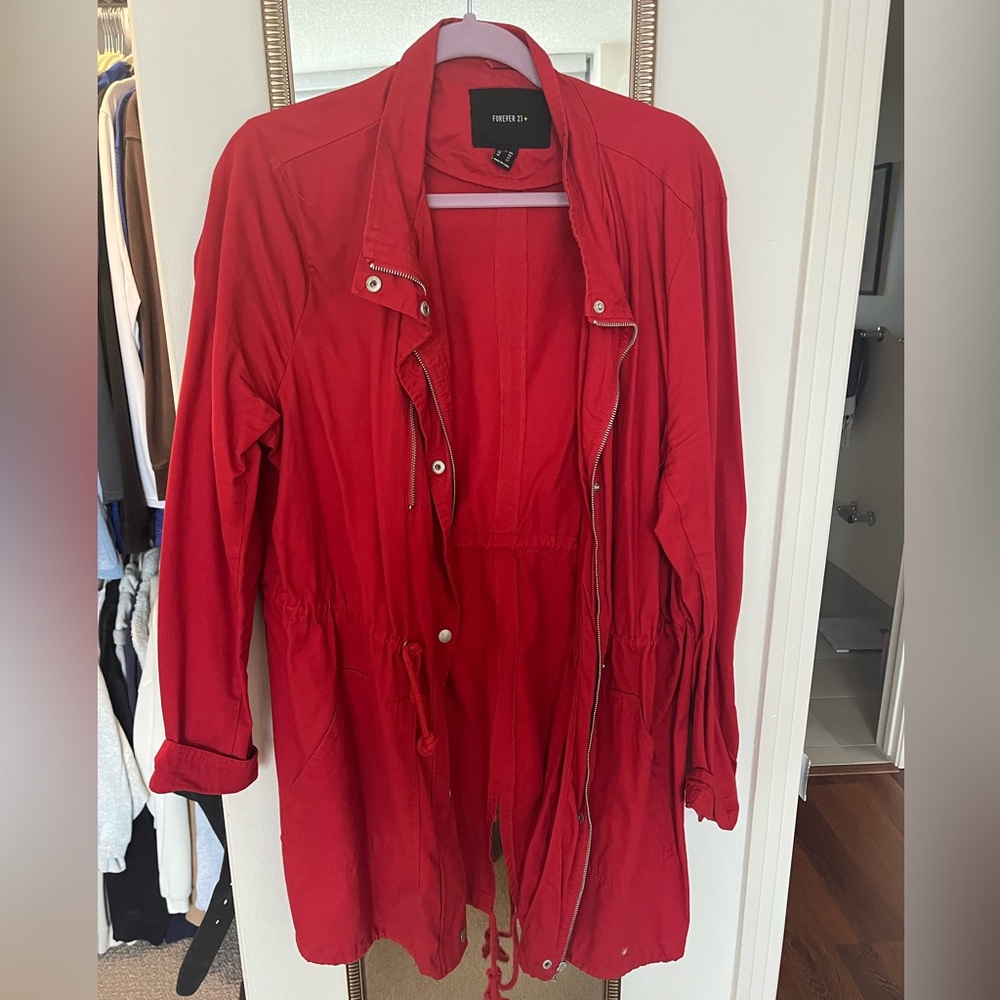 Red Utility Jacket